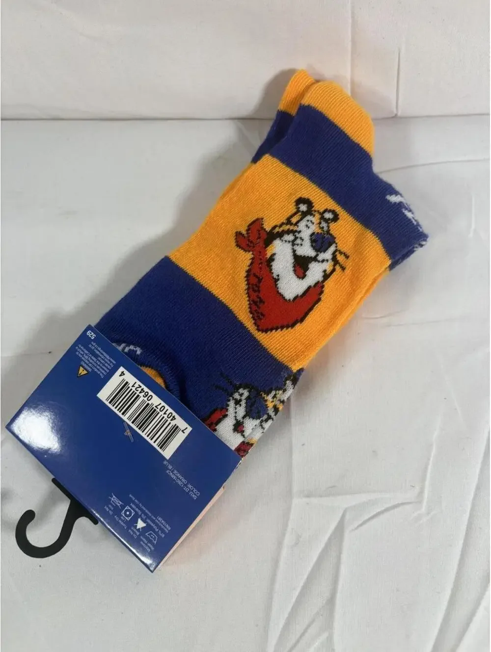 Men's Multi and Yellow Sock